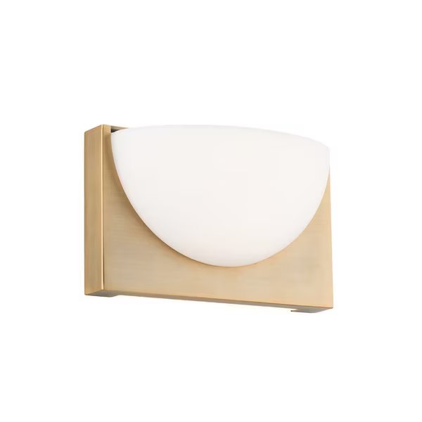 Mylie 10in LED Wall Sconce 3000K in Aged Brass, Dweled, Mfr#: WS-270